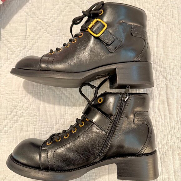 NWT Jeffery Campbell Announce Combat Boot 8.5 - Picture 3 of 8